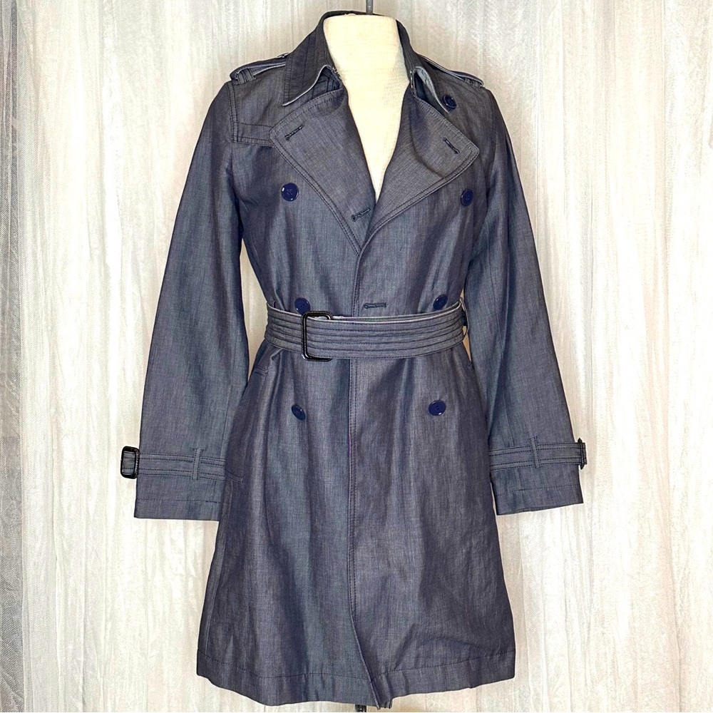 Banana Republic Indigo Trench